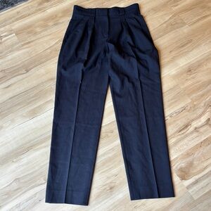 APC Trousers Navy Blue Wool
